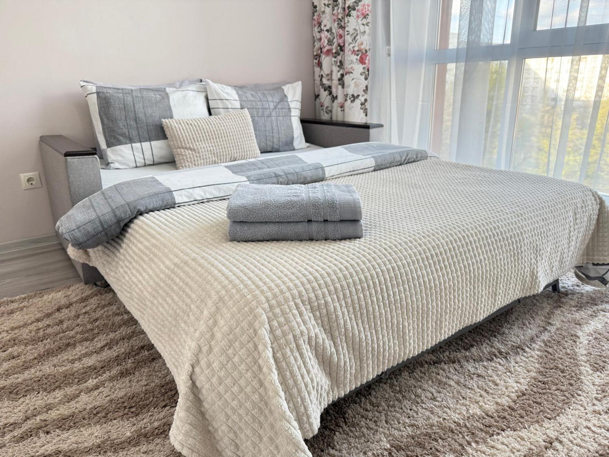 Cozy Two Bedroom Large Apartment คีชีเนา ภายนอก รูปภาพ